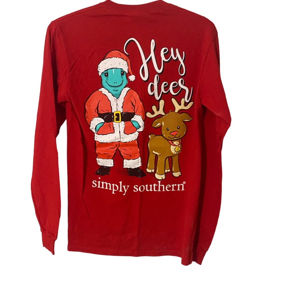Simply southern T-shirt size small Christmas